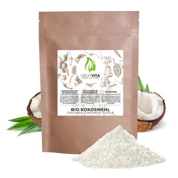 GreatVita Bio Kokosmehl 500 g