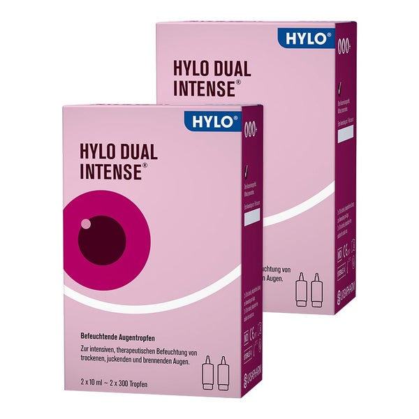 HYLO DUAL INTENSE Augentropfen 4X10 ml