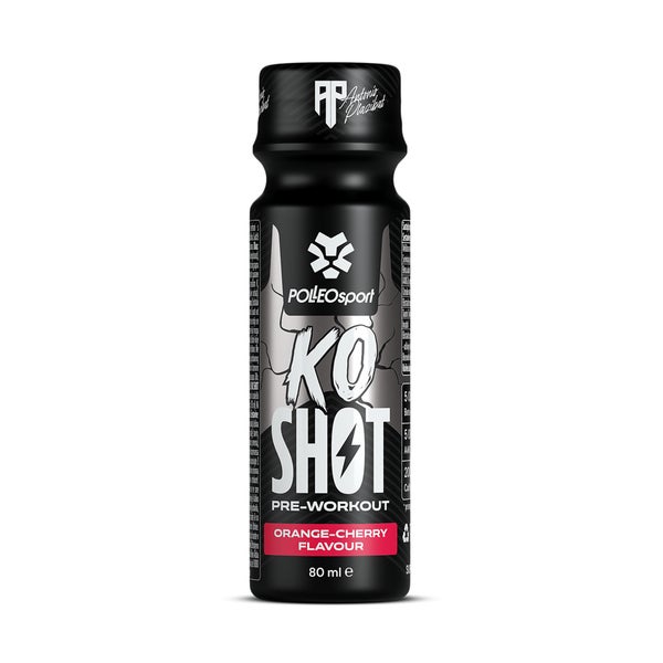 Polleo & AP KO SHOT Pre-Workout, 80 ml, Orange-Cherry 80 ml