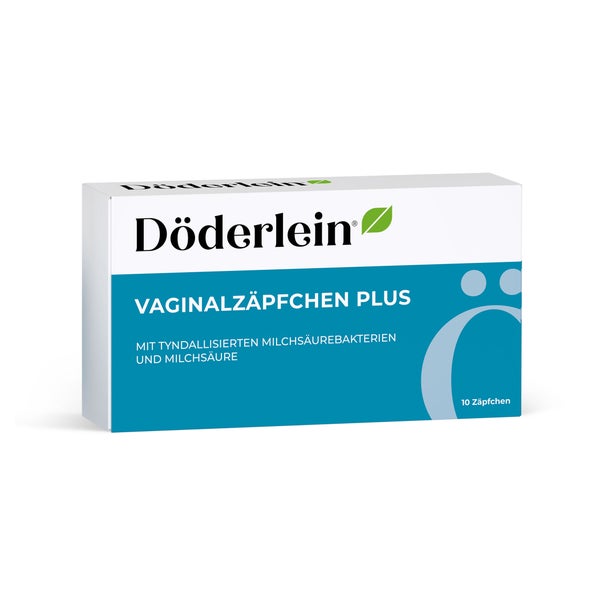DÖderlein Vaginalzäpfchen Plus Milchsäure+laktobaz 10 St