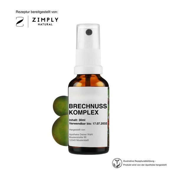 Zimply Natural BRECHNUSS KOMPLEX  - Pflanzbasierte Rezeptur 30 ml