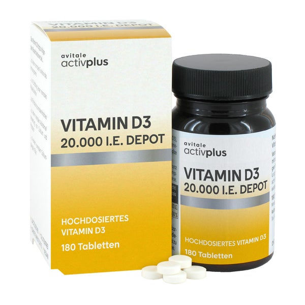 Activplus Vitamin D3 20.000 I.e. Depot Tabletten 180 St