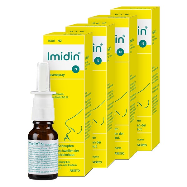 Imidin N Nasenspray Set 4X15 ml