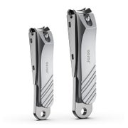 BEZOX Edelstahl Nagelschneider - Ergonomischer Cutter mit Nagelfeile für
