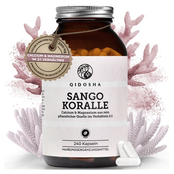 QIDOSHA Sango Meereskoralle mit Calcium & Magnesium 240 St