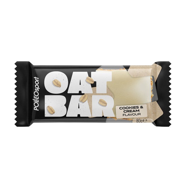 Polleo Oat Bar, 80 g, Cookies & Cream 80 g