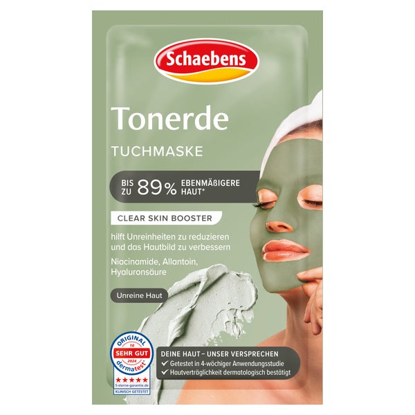 Schaebens Tonerde Tuchmaske 1 St