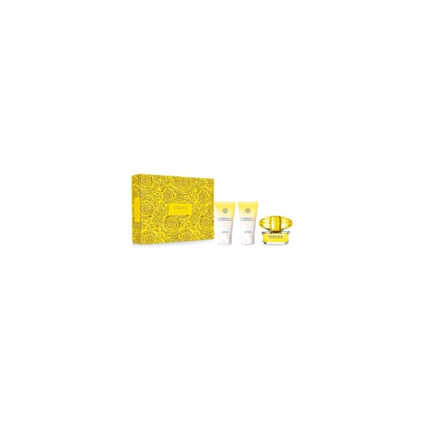 Versace Yellow Diamond 50ml EDT + 50ml Duschgel + 50ml Körperlotion