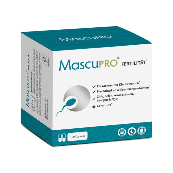 MascuPRO Fertilität - Kinderwunsch & Fruchtbarkeit 180 St