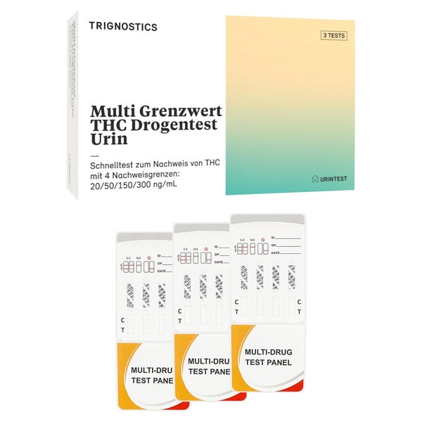 Trignostics Thc Multi Grenzwert Drogentest Urin 3 St