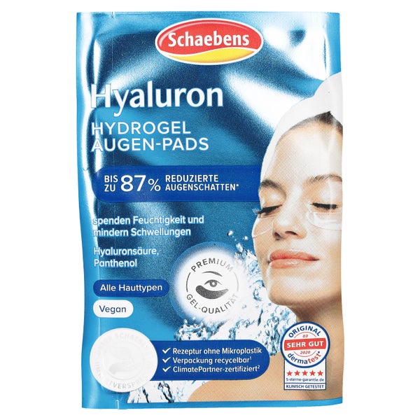 Schaebens Hyaluron Hydrogel Augen-pads 2 St