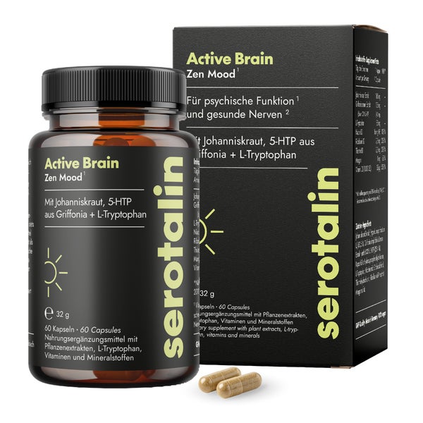 serotalin Active Brain Zen Mood | Nerven¹²³ & Psyche¹³ 60 St