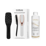 Fortschrittliche LED-Haarwuchsbürste + Professionelles Farb- und Glanzschutzshampoo 300 ml 220 g