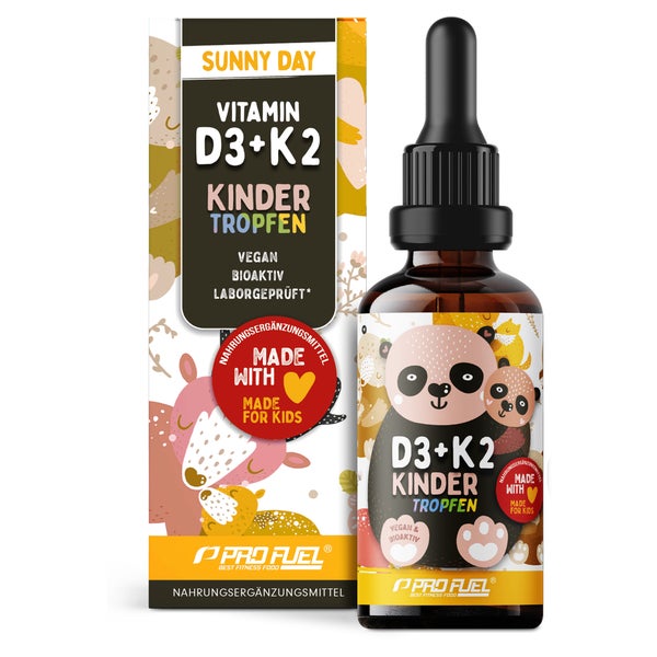 ProFuel - Vitamin D3 + K2 KINDER Tropfen 1000x für 333 Tage 30 ml