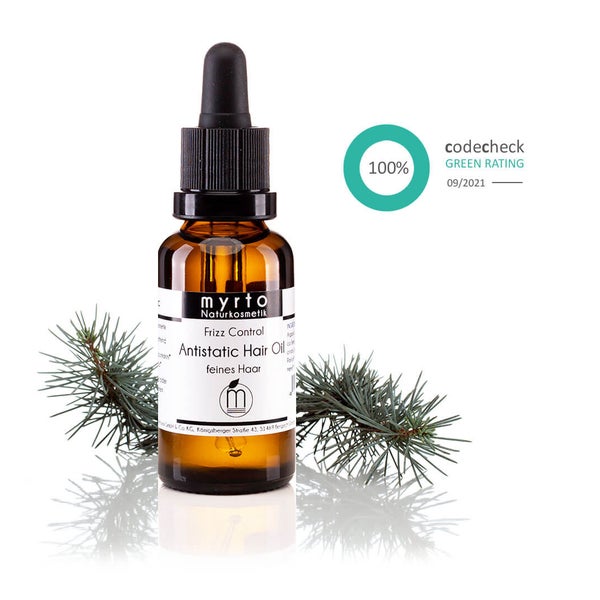 myrto-Bio Antistatic Hair Oil - Anti-Frizz Haaröl für feines Haar