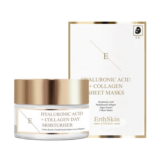 Tagescreme Mit Hyaluronsäure Und Kollagen + Maske Mit Hyaluronsäure Und Kollagen Set 1 St