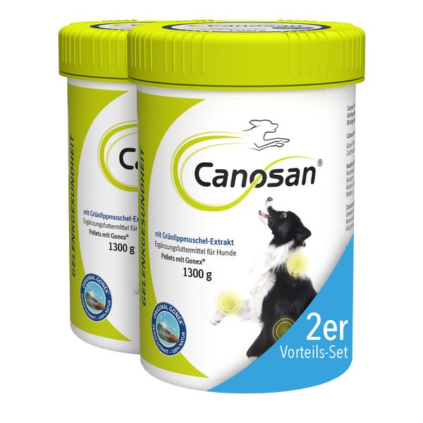 CANOSAN Pellets Hund Set 2X1300 g