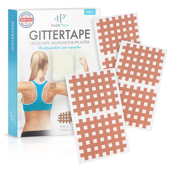 Health Press® Gittertape Typ C Hautfarben 40 St