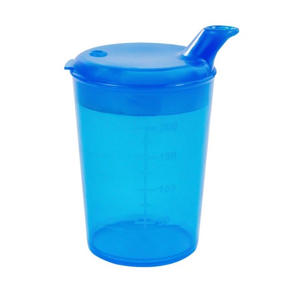 Medi-Inn Schnabelbecher Trinkbecher 250 ml Öffnung 8x4 mm blau 1 St