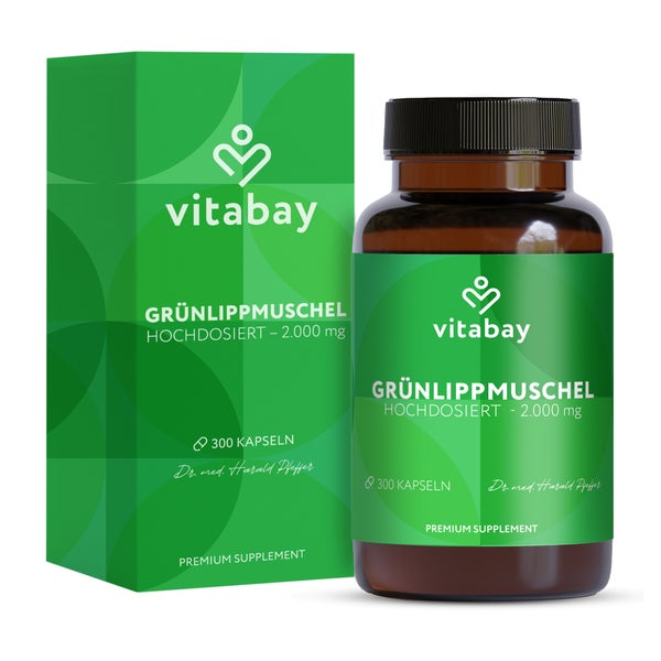 Vitabay GRÜNLIPPMUSCHEL 2000 mg hochdosiert 300 St