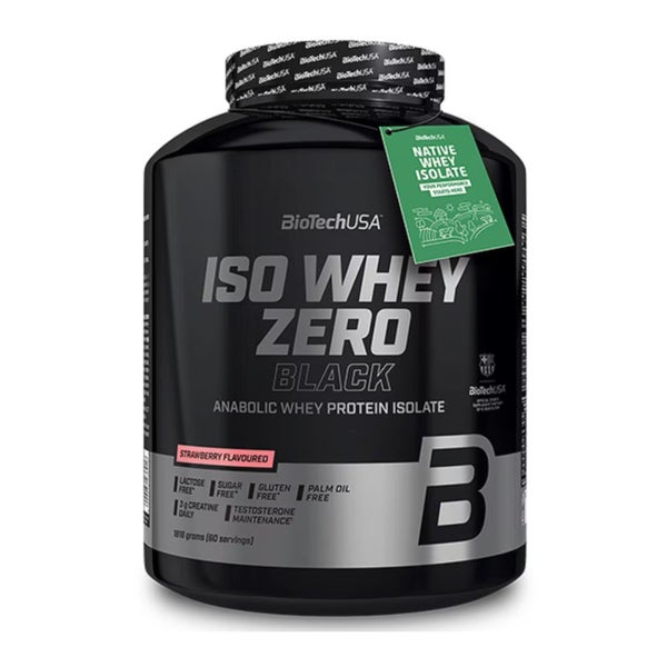 BioTech Iso Whey Zero Black - Erdbeere 1.816 kg