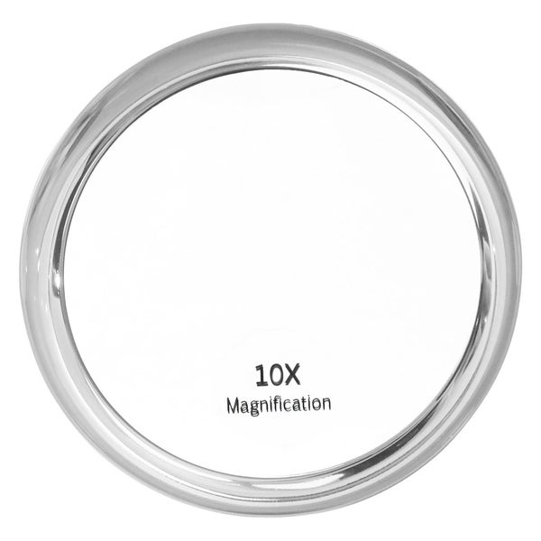 Spiegel 10-fach Vergrößerung, Ø 10 cm, 2 Saugnäpfe, Acryl 1 St