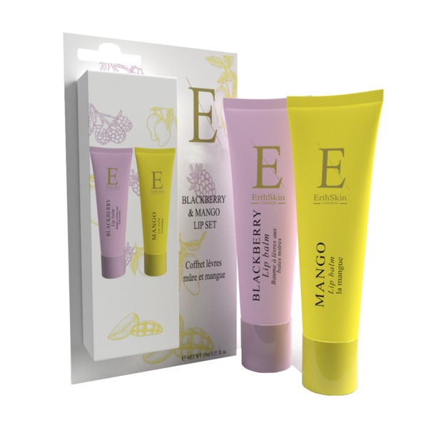 Erth – Lippenbalsam Set Mit Mango Und Brombeere Set 1 St