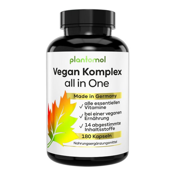 plantomol® Vegan All In One - Vitamine A-Z & Mineralstoffe