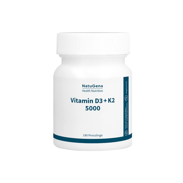 Vitamin D3+k2 5000 Presslinge 180 St