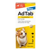 Produktabbildung: AdTab Hund 5,5 - 11 kg Kautablette 3 St