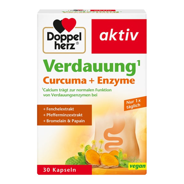 Doppelherz Verdauung Curcuma + Enzyme 30 St
