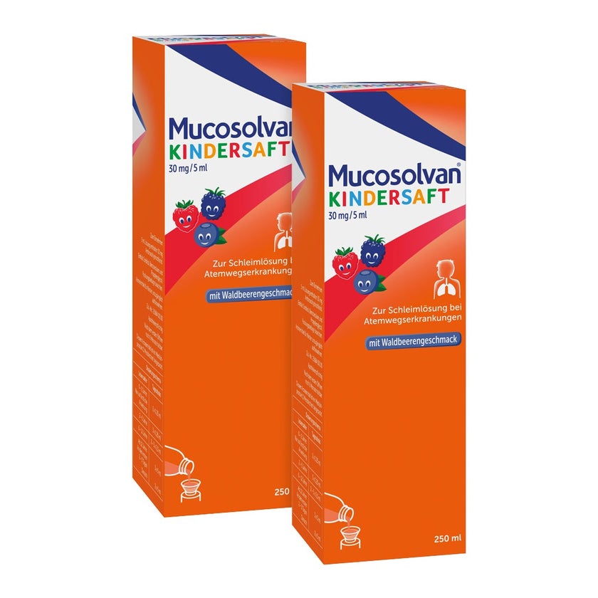 Mucosolvan® Kindersaft Doppelpack 2X250 ml
