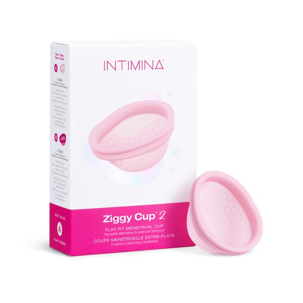 INTIMINA Ziggy Cup 2 Größe A Extradünne Menstruationsscheibe 1 St