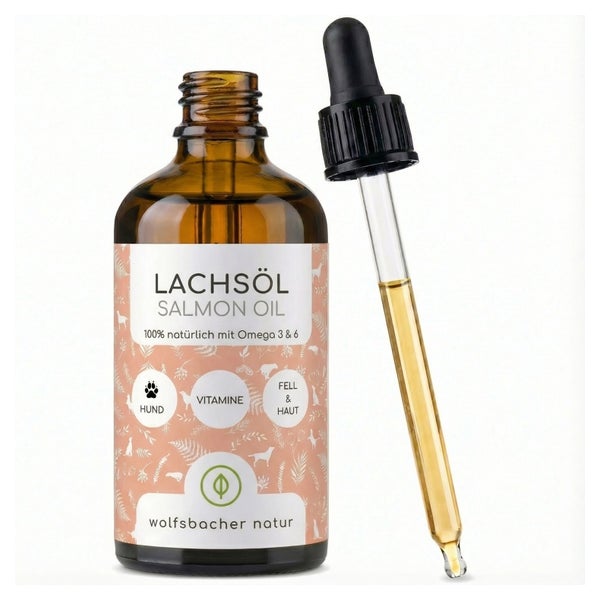 Wolfsbacher Natur Lachsöl Hund 100 ml