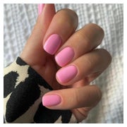 Kunstnägel Presson Kurz Eckig Acryl Rose Nagelkleber N18 1 St