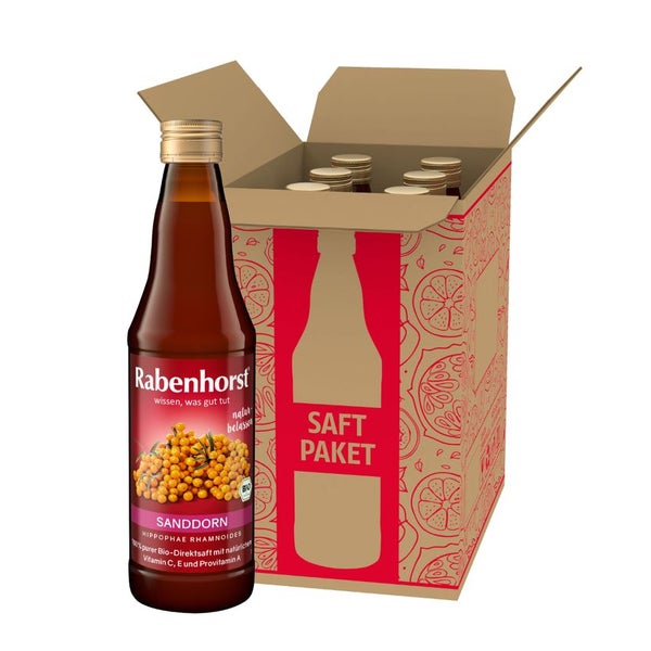 Rabenhorst Sanddorn Muttersaft BIO 6x 330ml 1980 ml