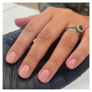 Press on Nails Kurz Square Acryl Full Cover 24 Stück Rosa Le 1 St