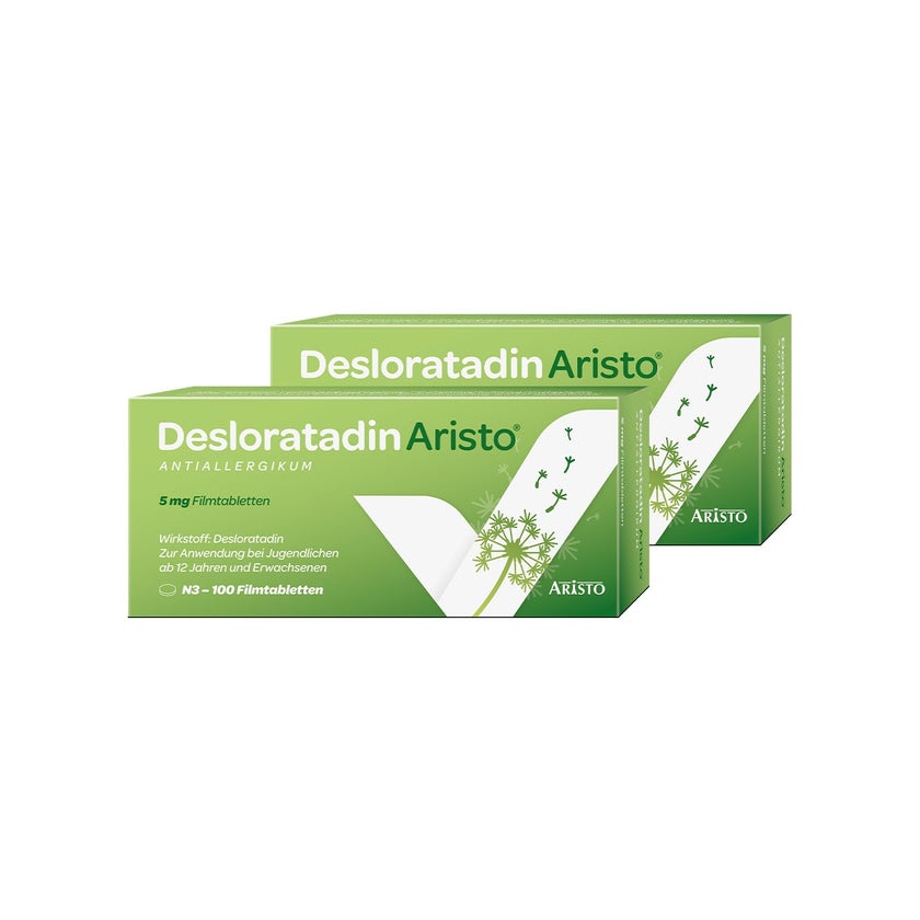 Desloratadin Aristo® 5 mg Antiallergikum Doppelpack 2X100 St