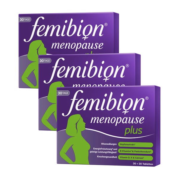 Femibion® Menopause Plus Dreierpack 3X2X30 St