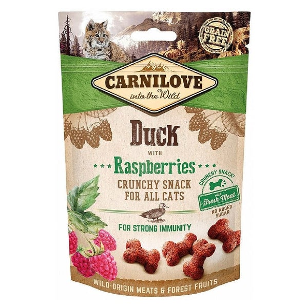 CARNILOVE Crunchy snacks Crunchy Duck with Raspberries 0,05 kg