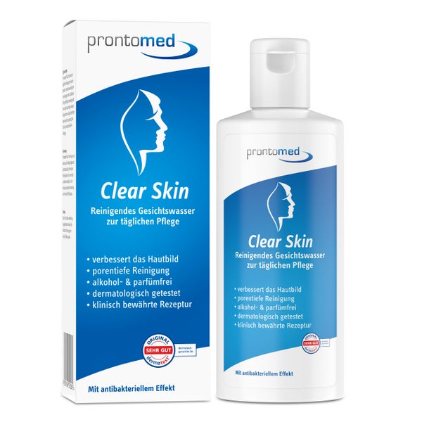 Prontomed Clear Skin - ideal zur täglichen Pflege bei Pickeln & Mitessern 200 ml