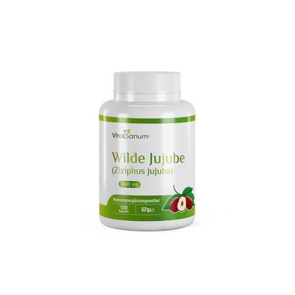 VitaSanum®- Wilde Jujube (Ziziphus jujuba) 1000 mg 100 Kapseln 100 St