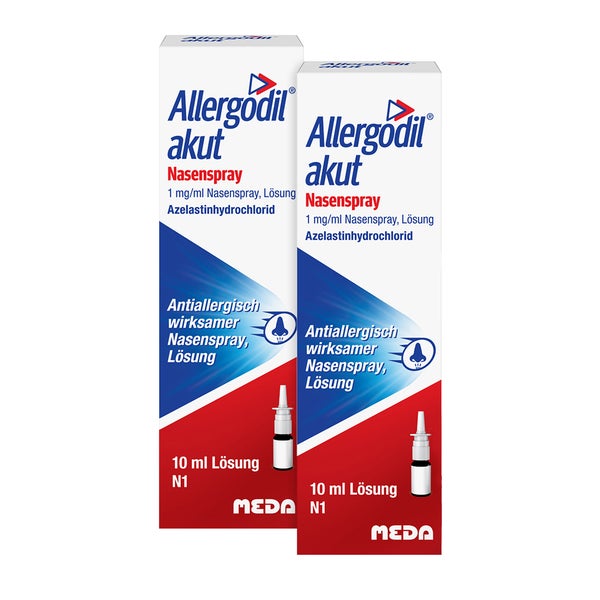 ALLERGODIL AKUT NASENSPRAY Doppelpack 2X10 ml