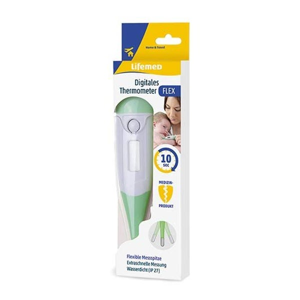 Lifemed Fieberthermometer Flex digital grün-weiß 1 St