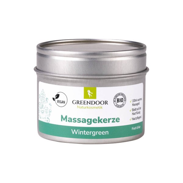GREENDOOR Massagekerze  Wintergreen 100 ml