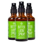 BitterLiebe Bitterstoffe Spray 50ml - Bittertropfen als Spray aus Die Höhle der Löwen - Hildegard von Bingen, Bitterkräuter 3x 50 ml
