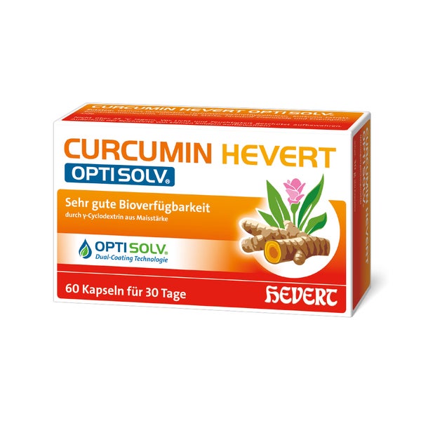 Curcumin Hevert Optisolv Kapseln 60 St