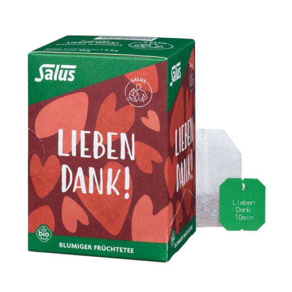 Salus Teegrüße Lieben Dank! Früchtetee