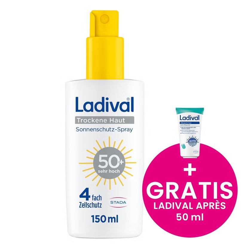 Ladival Trockene Haut Sonnenschutz-Spray LSF50+ 150 ml