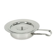 Medi-Inn Bettpfanne mit Deckel aus rostfreiem Edelstahl 5 St